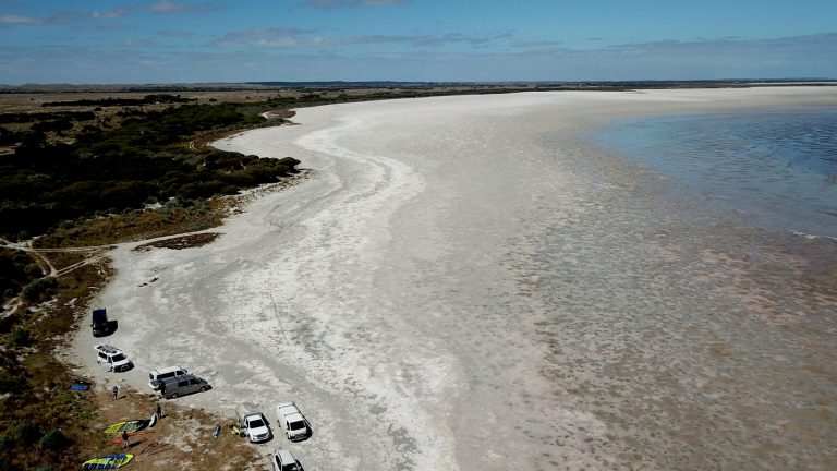 Cockies is a launching spot on a point on the NW side of the small lake
